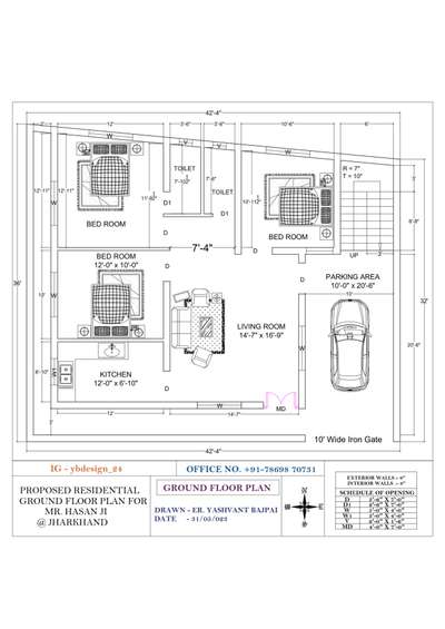 🏠 YB Design 🏠

Contact me for your dream house plan 2d, 3d floor plan and elevation design.

Mob.- +91-78698 70731⁩ 📲 
.
.
.
 #autocaddrawing #karnataka #kerla #maharashtra #Delhihome #madhyapradesh #bhopal #Indoor #jabalpur #mathura #chandigarh #gujrat #bihar #Architect #houseplan #3BHKHouse #rajasthan #CivilEngineer #nakshadesign