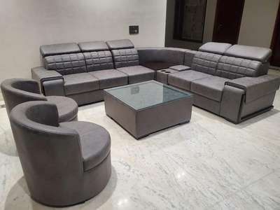 Sofa L +Center table with Paff