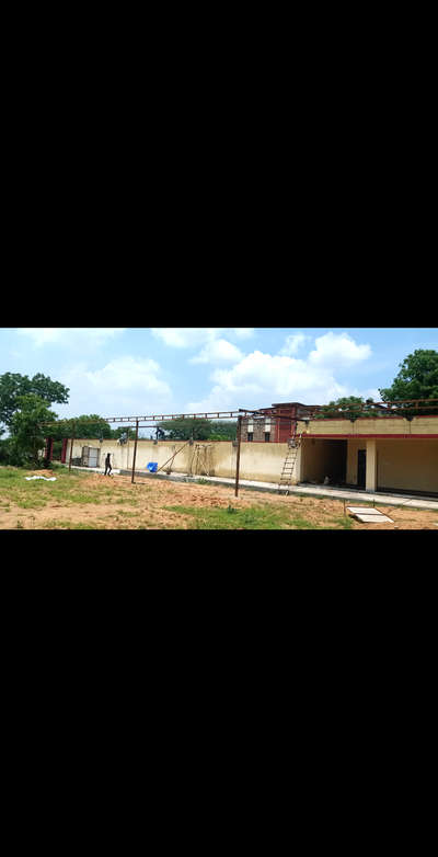 Archery Ground Tin Shed work, university of Rajasthan Jaipur