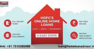 HDFC Home Loan Benefits

End to End Digital Process.
HDFC’s online home loans provide you the facility to apply for a home loan online from the safety and convenience of your home or office.

Customized Repayment Options.
HDFC offers tailor-made home loans to suit your requirements

Easy & Hassle free documentation.
With minimal documentation, applying for a HDFC home loan is quick and hassle free. Our home loan experts are available to help you in your loan application process and offer you assistance every step of the way.

24X7 Assistance.
Our chat service on our website and WhatsApp are available 24X7 to assist you with your housing loan related queries.  
www.homeloanadvisor.in, +917510385499

Manage home loans digitally
Once you avail a HDFC home loan, you can access your home loan account online on our website. You can download account statements, interest certificates, request for disbursement and do much more.