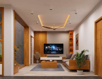 TV unit Design ✨  #KeralaStyleHouse #LivingRoomTVCabinet #CalicutConstructions&Consultants