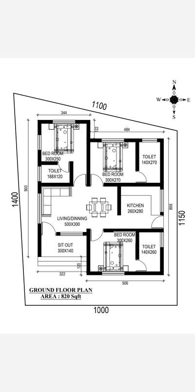 3 സെന്റിൽ ഒരു 3bhk plan.. 🏠 #3BHKHouse  #3centPlot #koloapp #800sqf #budget