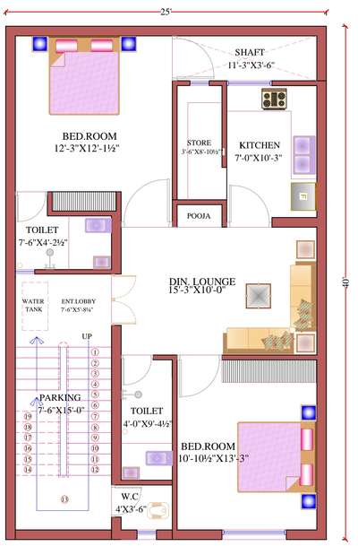 25x40 ghar ka naksha #manoj #manojdesign #HouseRenovation #HouseDesigns #25x40elevation #houseplan
