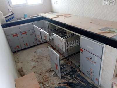 modular kitchen PVC laminate finishing