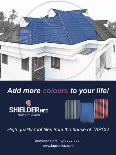 Tapco roofing for your dream home #tapco  #tapcoaffordablequality #roofing #Roofing #roof #roofdesign #rooftile #roofingtile #rooftiles #frontelevation #elevation