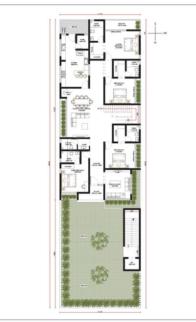 3936sqft Appartment plan #Firstfloorplan