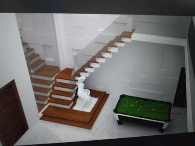 staircase in villa