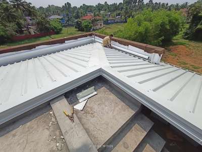 sandwich panel  roof work. ambalapuza