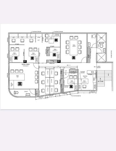 office layout plan