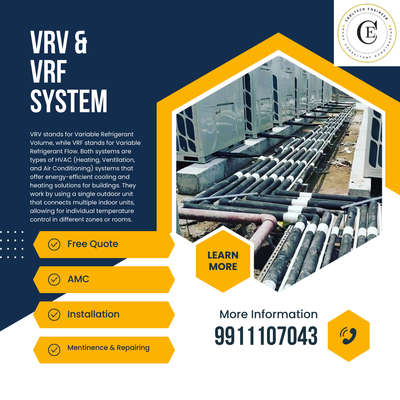 We specialize in VRV and VRF systems. For any inquiries or information, please contact us. Additionally, we offer installation, service, maintenance, and AMC services for these systems.
#interior #architect #architecture #interiordesign #architecturephotography #architecturelovers #interiorinspo #interiorinspiration #interiordecorating #interior4all #interiorstyle #luxuryinteriors #architecturephoto #architecture_greatshots #interiordesire #architecture_minimal #architecture_best #architecturedetail #architectureproject #architectureinteriors #interiorartwork #homestyling #interiør #instahome #instadecor #modern #homedecor #homedesign #housedecor #civilengineering

#interior #architect #architecture #interiordesign #architecturephotography #architecturelovers #interiorinspo #interiorinspiration #interiordecorating #interior4all #interiorstyle #luxuryinteriors #architecturephoto #architecture_greatshots #interiordesire #architecture_minimal #architecture_best #architecturedetail #Archit