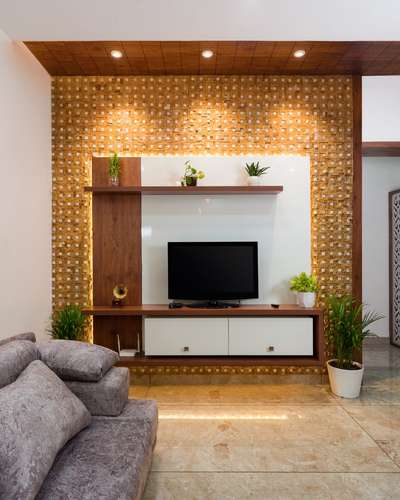 Tv unit with natural stone wall  #LivingRoomTVCabinet  #LivingRoomTV  #modularTvunits  #tvunitinterior  #tvunitdesign