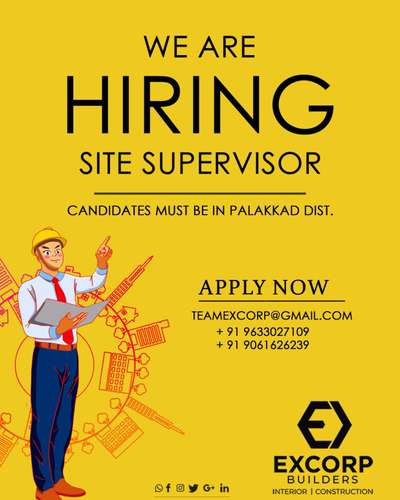 #hiringnow  #hiring  #keralaarchitectures  #keralam  #Palakkad  #hiringjobs  #hiringdesigners  #siteengineer