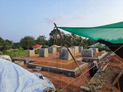 GD00055, New villa project of 2200sqft house for kottayam client #foundation  #HouseConstruction  #villaconstrction