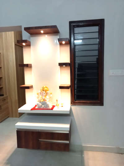 #mandirdesign #LUXURY_INTERIOR  #simplesober  #woodenfinish  #woodenwork  #Cabinet  #FlooringTiles  #Architectural&Interior  #Laminate  #corean  #elegantdecor  #elegantdesign  #ganapati_bappa_morya