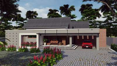 Kerala style modern house 🏡 
 #KeralaStyleHouse  #keralastyle  #moderndesign  #modernhousedesigns  #modernhouse  #modernarchitecturedesign  #kerala_architecture  #Architect  #HouseDesigns  #RoofingDesigns  #RoofingIdeas  #white_colour_house  #white  #cladding  #TraditionalHouse  #RoofingDesigns  #stonecladding