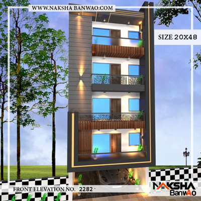 Running project #renwal
FRONT ELEVATION of 20x48

#naksha #nakshabanwao #gharkanaksha #onlinenaksha #architecturelife #architecturedesign  #modernarchitecture #architecturaldesign #3darchitecture #evershinehomes #modernhouse #construction #engineering #valuation #Interiordesigning #projectmanagement #turnkeyprojects 

For more info: 9549494050
Www.nakshabanwao.com