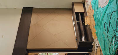 tv unit . simple and stylish with 1.5mm groove.  Create tv unit design .