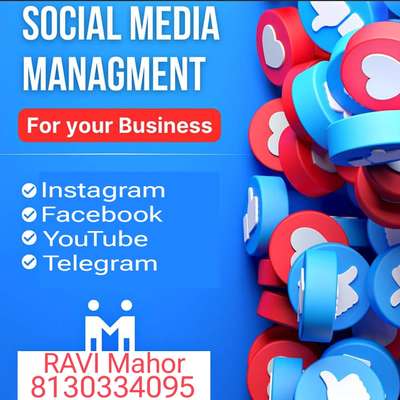social media marketing management Instagram followers, Facebook page and profile followers, YouTube subscribers and other platforms work available  #socialmediamarketing