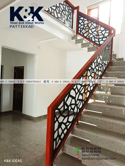 #handrail  #jalli #StaircaseDecors