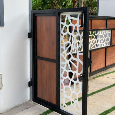 A clean design that highlights the natural beauty of wood  #gates #gatetopdesign