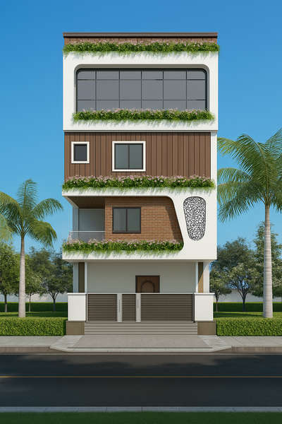 front elevation for house 32' wide