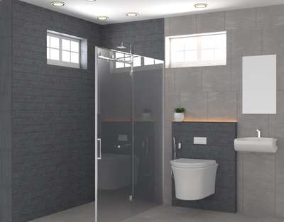 toilet renderings  #greywhite