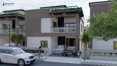 Exteriors elevations for duplex villas and apartments  #exterior_Work #exteriordesigns #ElevationHome #ElevationDesign