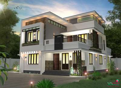 Contemporary home Design💙
......................................
Designed for Mr. Martin, Paravur💚
..........................................
Contact for 3D interior and exterior works💙
PH: +91 8129550663
.......................................