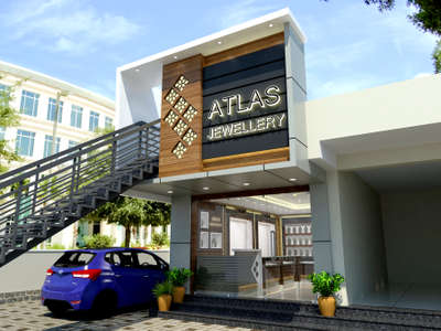 atlas jewellery trivandrum #acp_cladding #acp_design #acpsheets #acpwork #Toughened_Glass #toughenedpartition