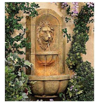 lion head wall fountain
#exteriorart #outdoor #fountain #outdoorfountains
