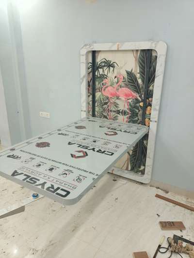 folding dining table #acrylic dining table #modellor kitchen #beautiful kitchen #kitchen architect design