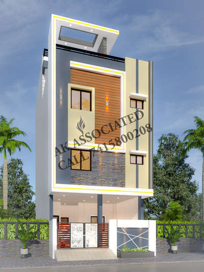 Contact For Building Design
20 X 50 Elevation At Indore #ElevationHome  #ElevationDesign