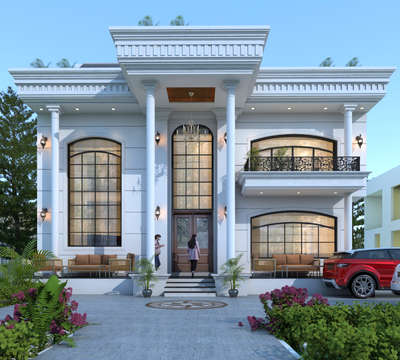 classical residential villas