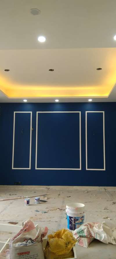 paint with electrical work #Electrical #WallPainting #paintingwork