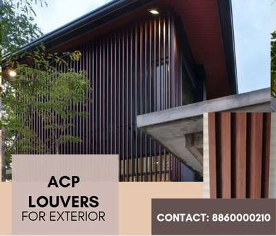 Interior and exterior products available in wholesale prices  

Our Product details 

ACP Louvers 
Metal exterior wall cladding
HPL High pressure laminate
ACL Aluminum composite louvers 
Solid aluminium louvers
WPC louvers
Wall FINs 
ACP Aluminium Composite Panel
Shed fabrication 

For more details kindly contact us on
8860000210

Regards
Avenue Facade