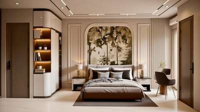 modern master bedroom design ✨ 
#InteriorDesigner #BedroomDecor #3drender #sketchup #vrayrender #MasterBedroom