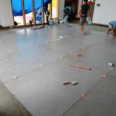 6×4 floor laying with adesive