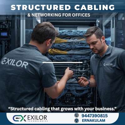 “Clean installs. Fast networks. Zero downtime.”
#StructuredCabling#NetworkSecuritySolutions#rackdressing#ernakulam#exilor