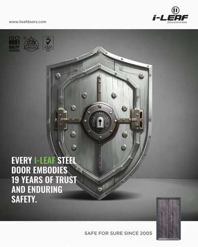 🚪Step into a realm where security is synonymous with elegance with I-LEAF Steel Doors!

For nearly two decades, I-LEAF has been the trusted guardian of homes and families.

Our steel doors are more than just an entrance; they're a statement of unwavering trust and safety that has protected generations.

Enhance your home with the strength of steel and the beauty of design with I-LEAF. It's not just a door; it's a shield that protects what matters the most.

Visit us at www.ileafdoors.com and choose the door that best suits your sanctuary.
.
.
.
.
.
#iLeafDoors #SteelDoorsandWindows #securitydoors #Homesecurity #HomeDecor