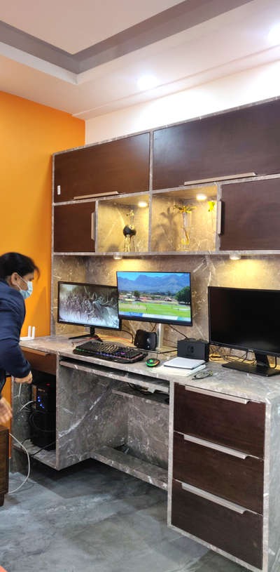 gaming zone and work from home station

 #InteriorDesigner #furniture  #desk #workstation