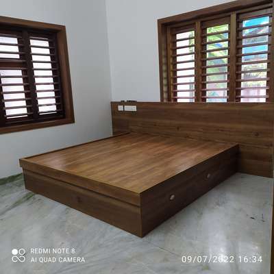 bedroom exterior mdf cot & wardrobe