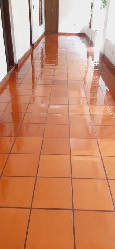 This flooring is done using clay tiles which gives us a cooling effect and natural material too. Scientifically proven that it is good for joint pain. Those who are interested in this should invest a little bit. You can contact me if needed, I assure you a good work.
