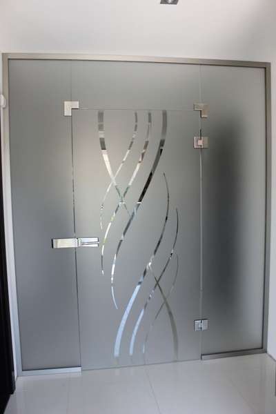 glass partition door design tafan