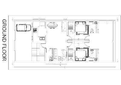 2D residential plan.