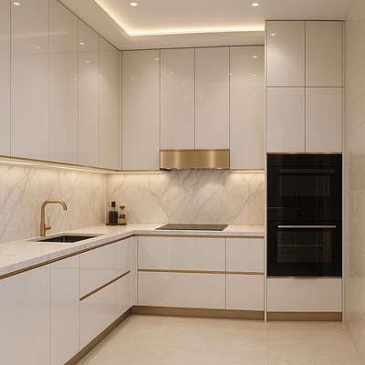 #KitchenIdeas  #LShapeKitchen  #KitchenCabinet  #KitchenRenovation