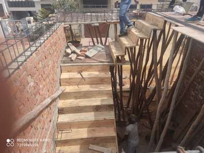 shuttering work and zigzag staircase 
owner - rishikesh ji meena 
location - sanchar paradise jagatpura near D-mart 
contractor - charat bharat 
7219949596