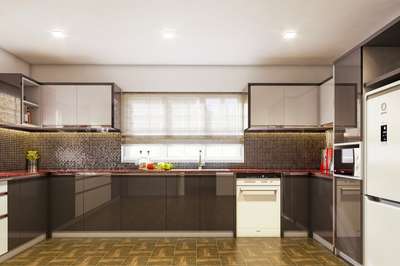 KITCHEN WITH UV SOLID COLOR