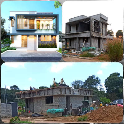 #Ongoing_project 
 #Residentialprojects  #2storied  #3BHKHouse #constructionsite
 #budgethomes  #sitestories
#Ernakulam  #Simplestyle