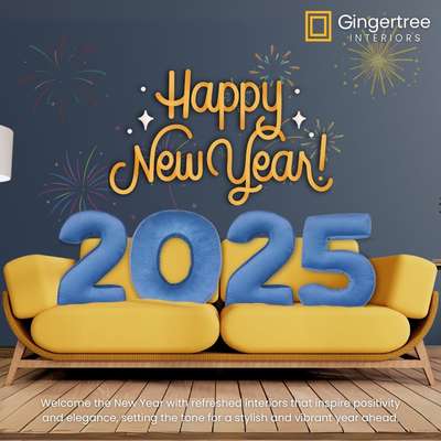 Happy New Year
Welcome the New Year with refreshed interiors that inspire positivity and elegance, setting the tone for a stylish and vibrant year ahead.