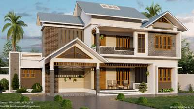 Beautiful 3D visualisation
#ElevationHome #3d #HouseDesigns #sketchupmodeling 
#lumionrendering
Price:-Rs 2 per sq ft.